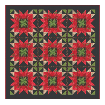 Holiday Flora Quilt Pattern