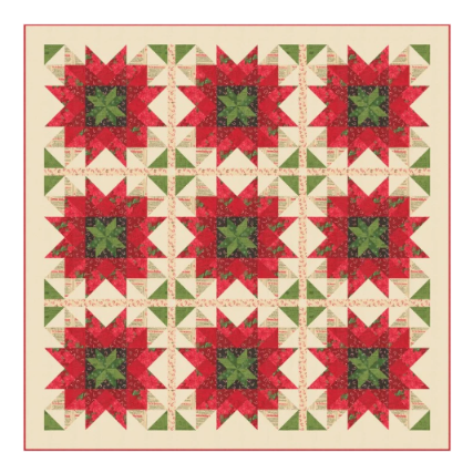 Holiday Flora Quilt Pattern