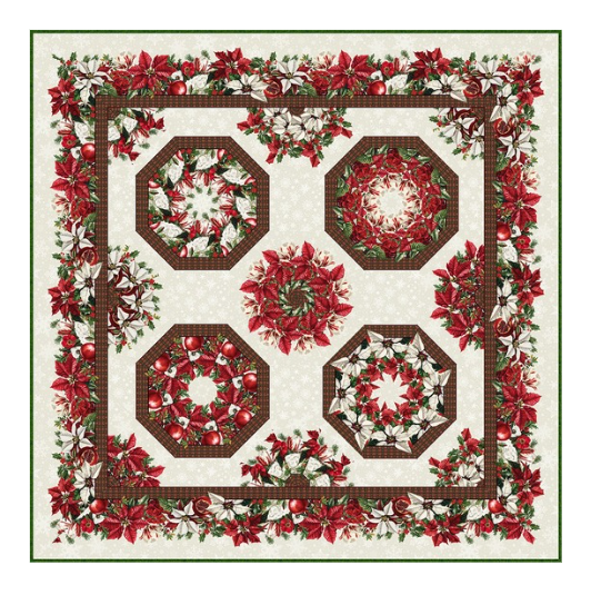 Winter Enchantment Kaleidoscope Quilt Kit