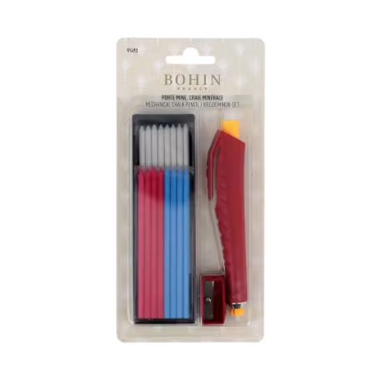 Bohin Chalk Pencil Refillable Cartridge Set