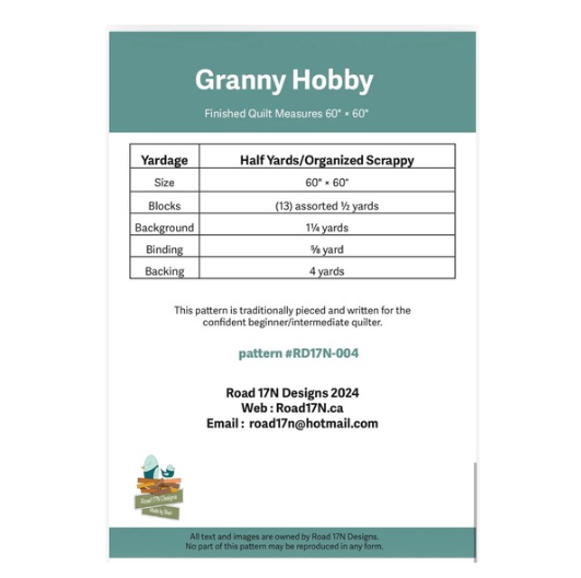 Granny Hobby Quilt Pattern