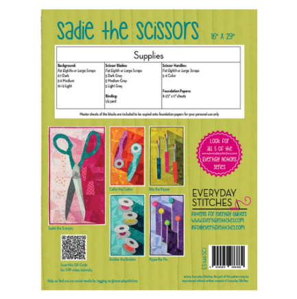 Sadie the Scissors Pattern