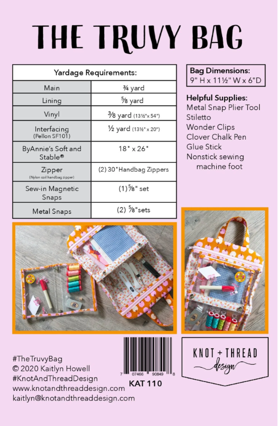 The Truvy Bag Pattern