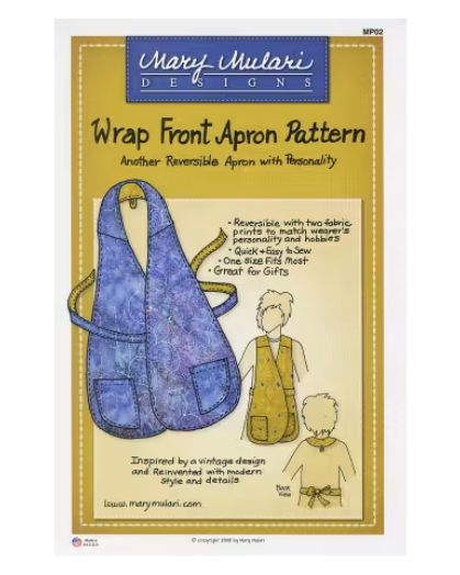 Wrap Front Apron Pattern