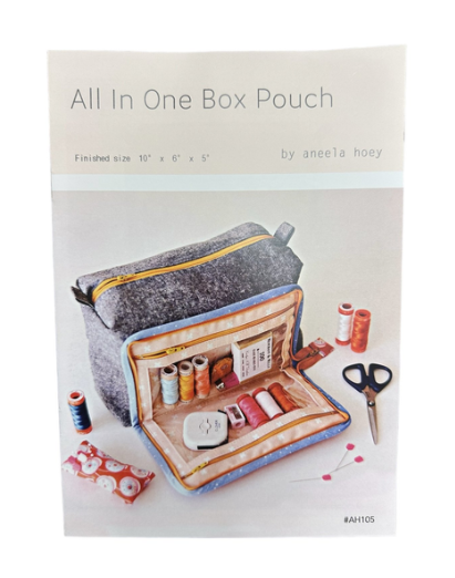 All in One Box Pouch Pattern by Aneela Hoey