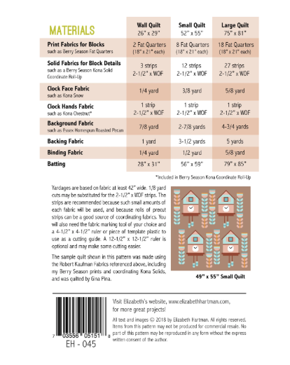 Cuckoo Quilt Pattern