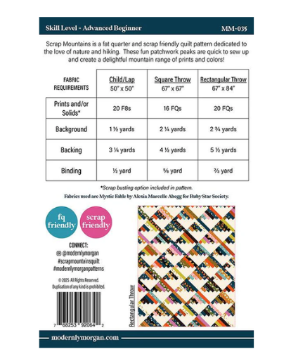 Scrap Mountains Quilt Pattern