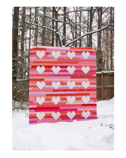 Jelly Hearts Quilt Pattern by Modernly Morgan