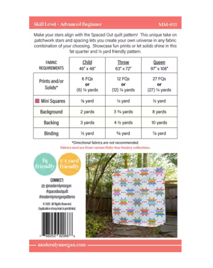 Spaced Out Quilt Pattern