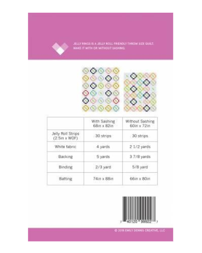Jelly Rings Quilt Pattern