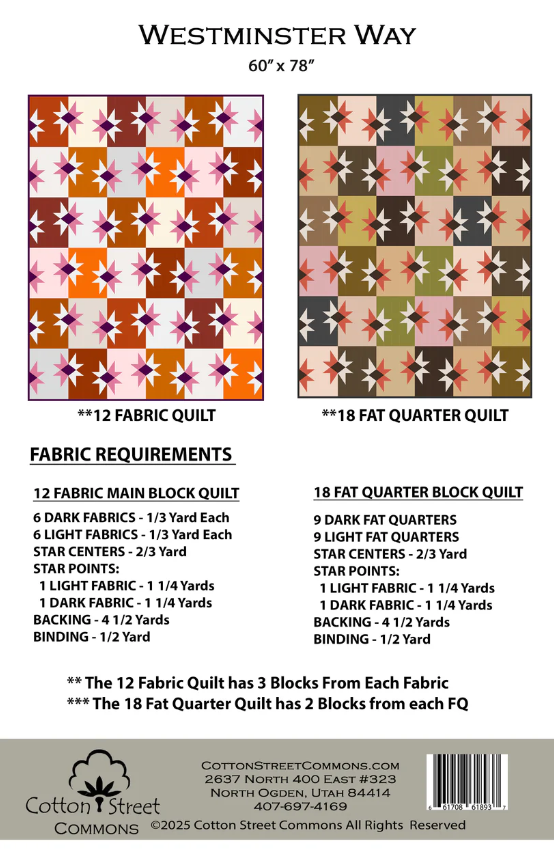 Westminster Way Quilt Pattern