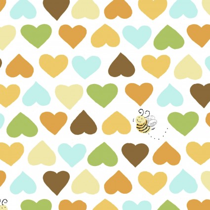 Sweet Bees - Hearts and Bees