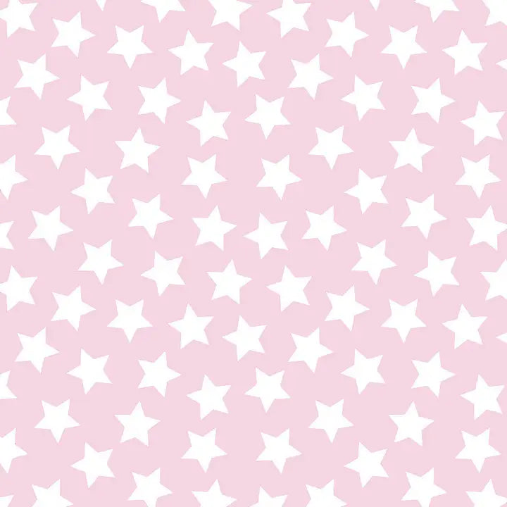 Stars Flannel Fabric - Pink