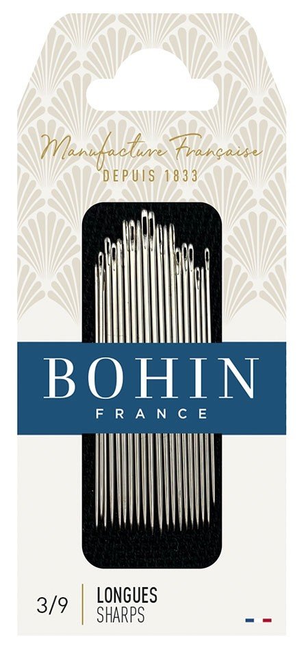 Bohin Assorted Long Sharp Needles Size 3/9