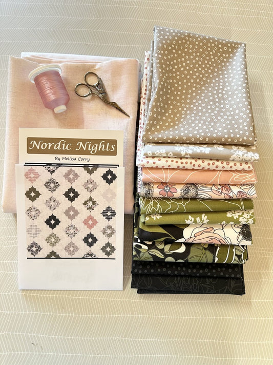Nordic Nights Botany Quilt Kit