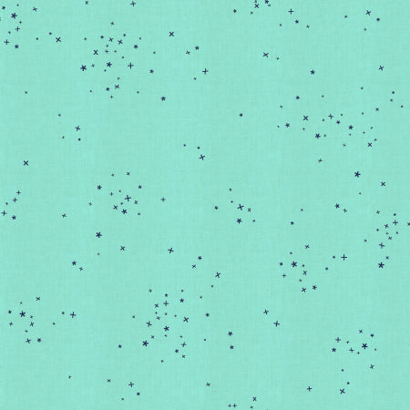 Cotton+Steel Basics - Freckles - Mint Chip Unbleached