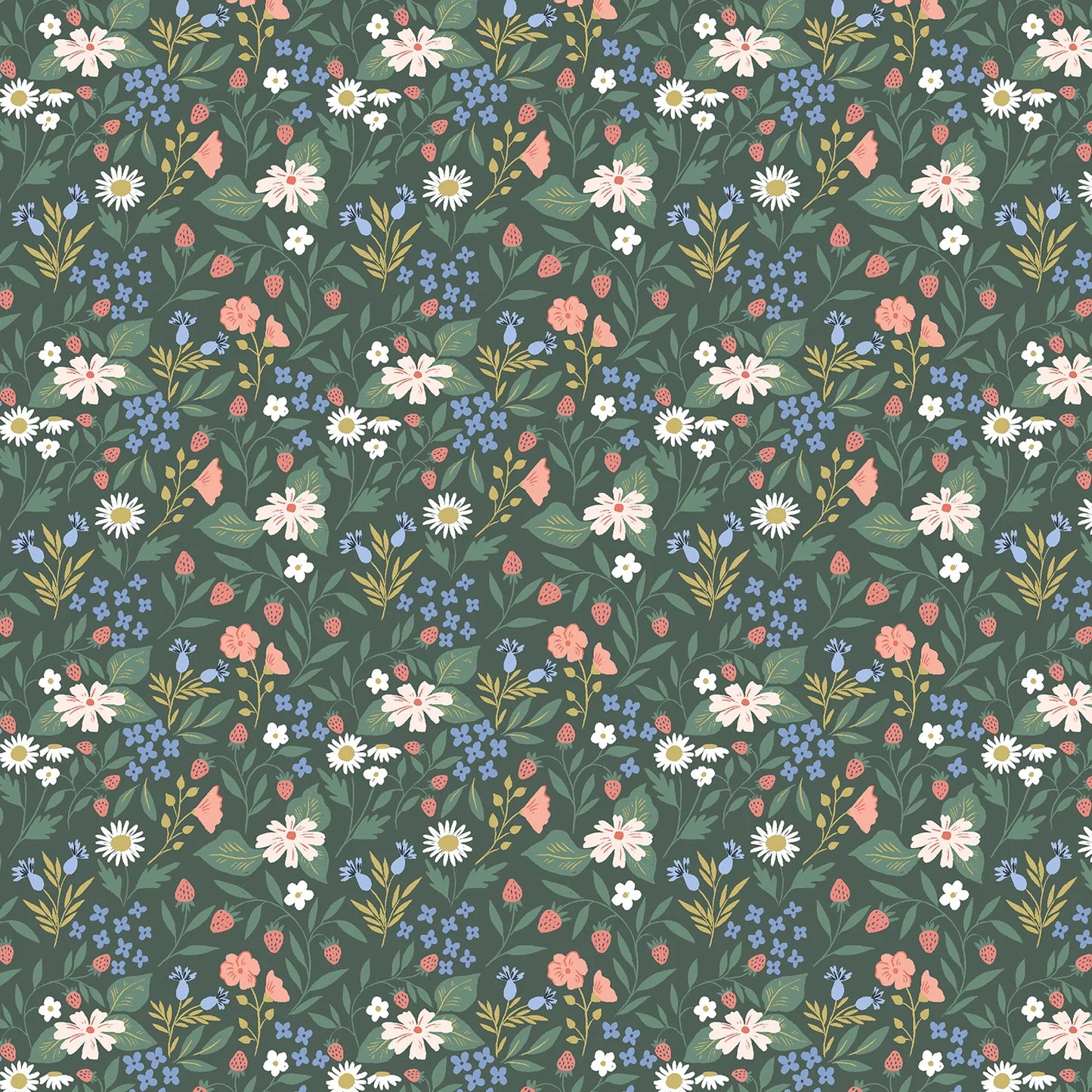 Fairy Berry Grove - Meadow Magic - Earth Fabric