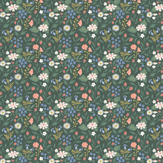 Fairy Berry Grove - Meadow Magic - Earth Fabric