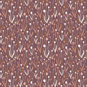 Marked by Nature - Playful Tulips - Ruby Dusk