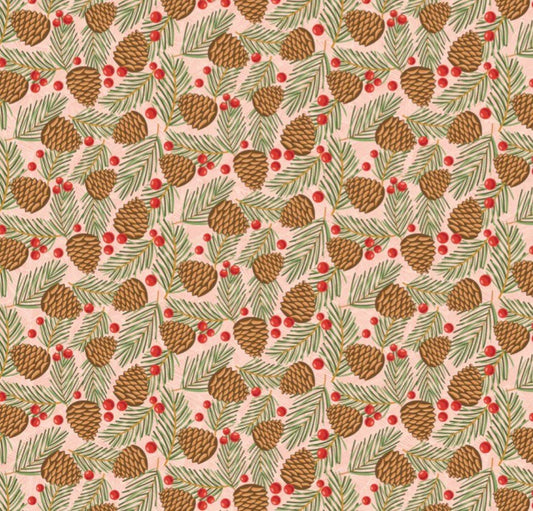 Prairie Christmas - Traditional Pine Cones - Natural