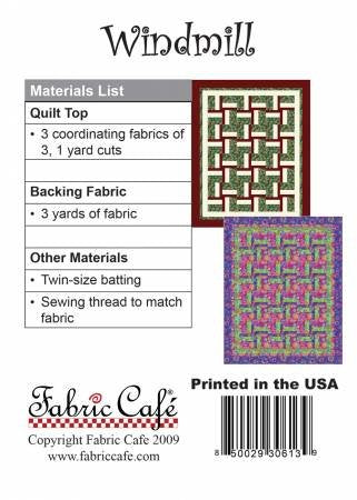 Windmill Quilt Pattern